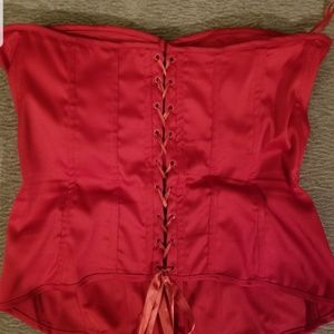 Red corset